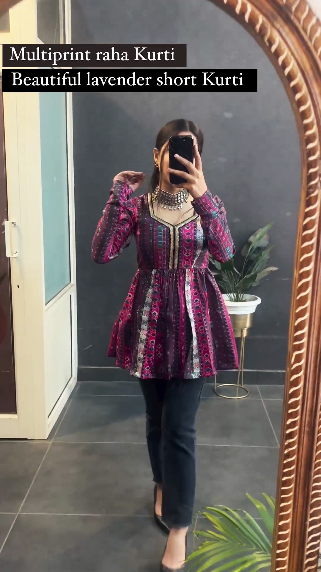 Women Beautiful Multi Print Short Kurti for Women – Stylish Ethnic Top