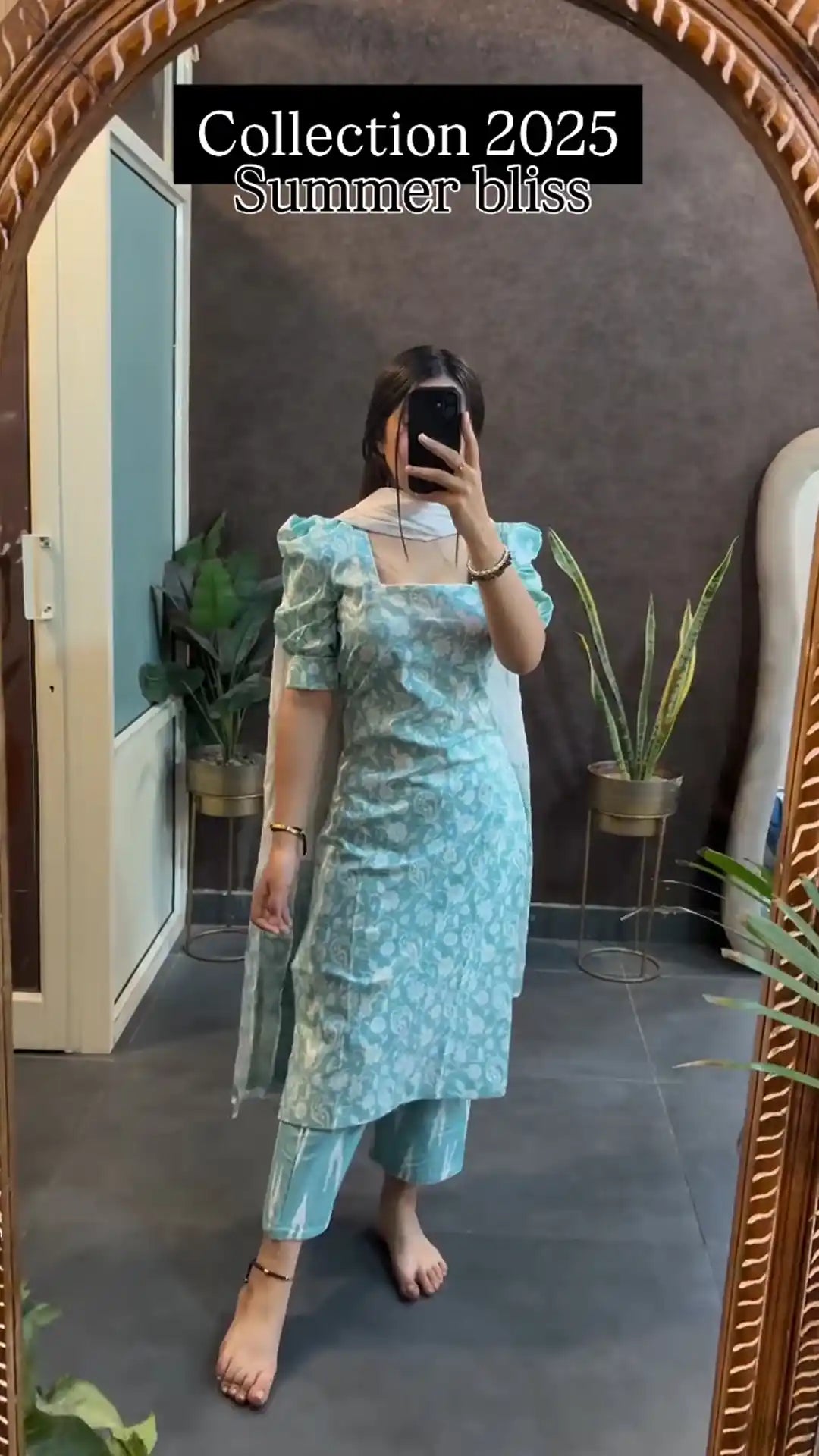 Cotton Printed Summer Suit With Dupatta