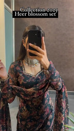 Heer Blossom Kurti And Dupatta Set