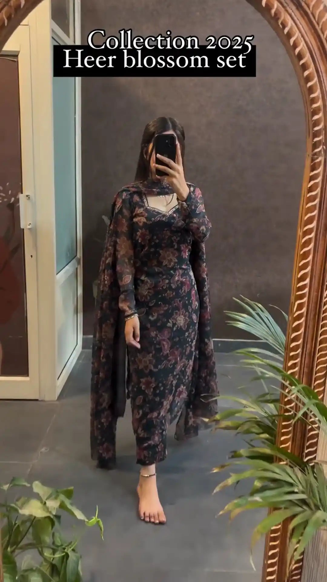 Heer Blossom Kurti And Dupatta Set