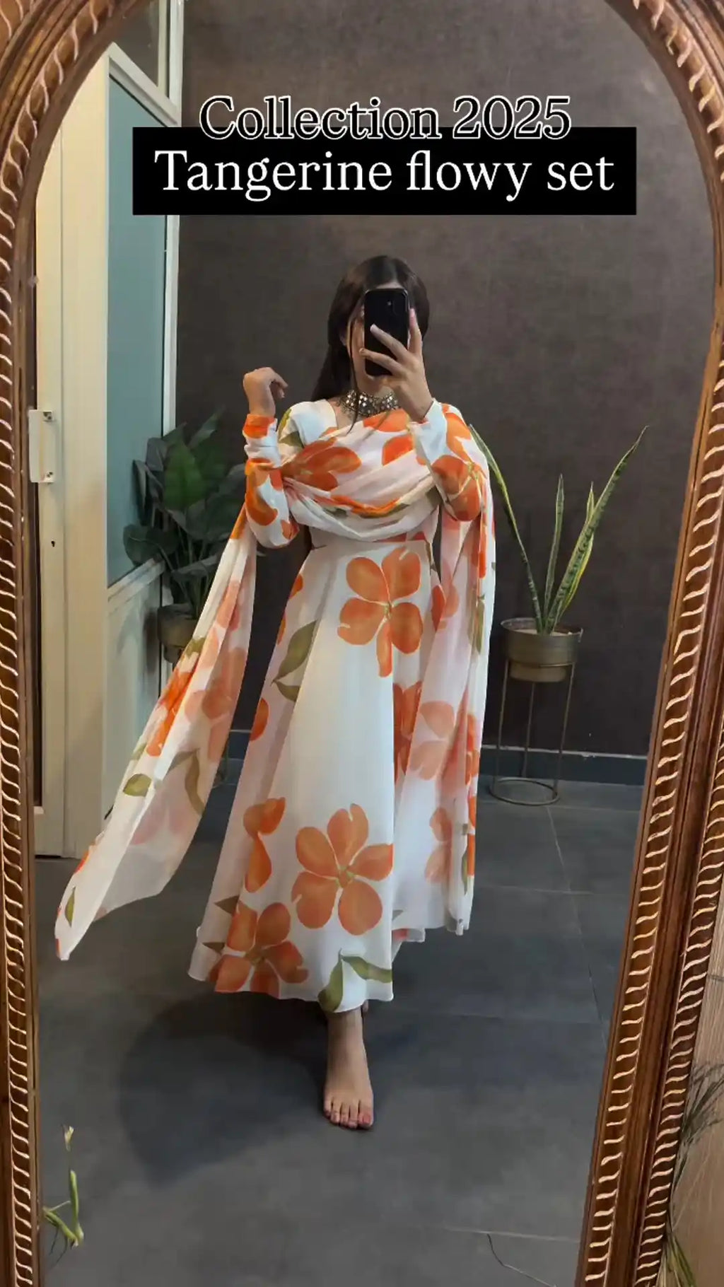 Summer Sunflower Printed FriendlyTangerine Flowy Set